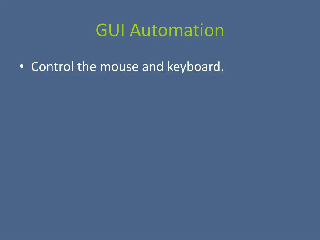 gui automation