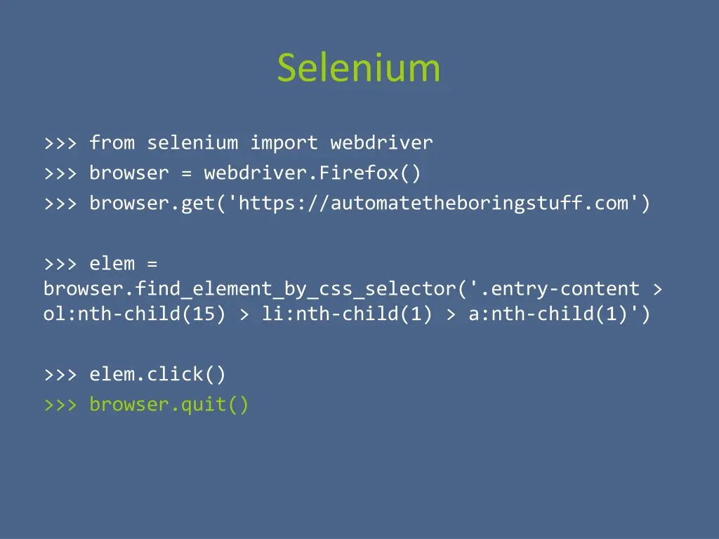 selenium 7