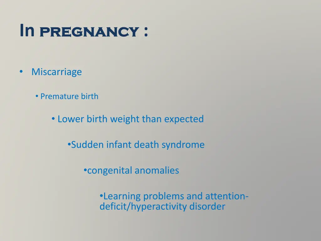 in pregnancy pregnancy