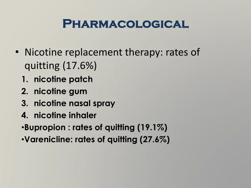 pharmacological pharmacological