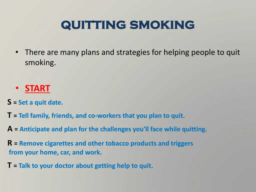 quitting smoking quitting smoking