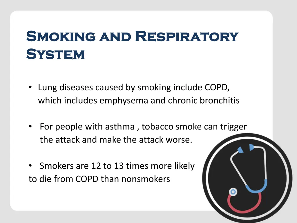 smoking and respiratory smoking and respiratory