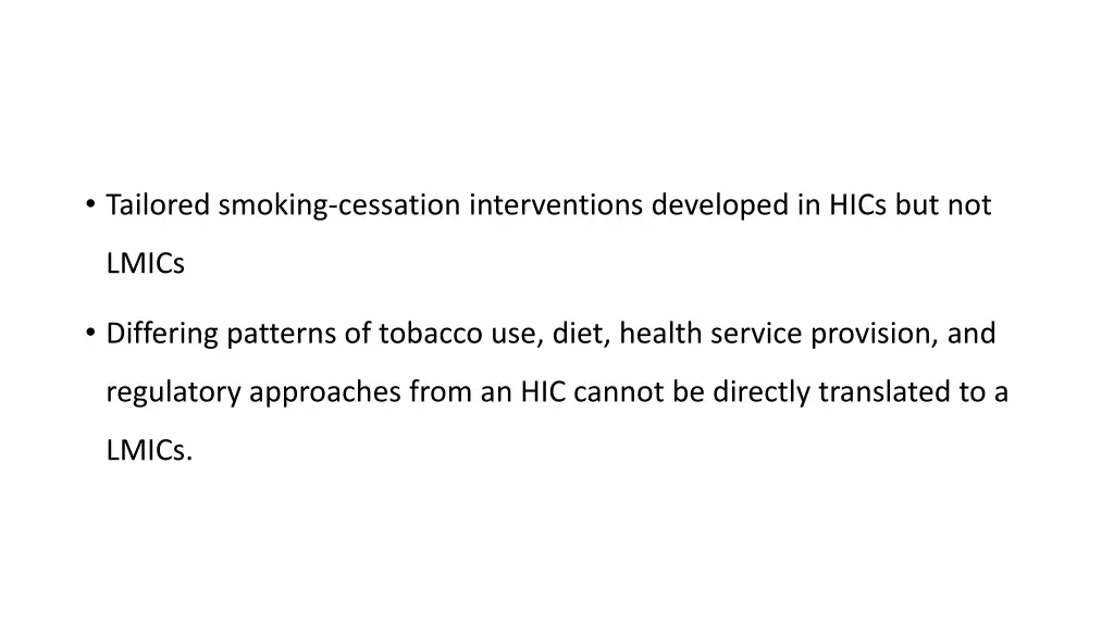 tailored smoking cessation interventions