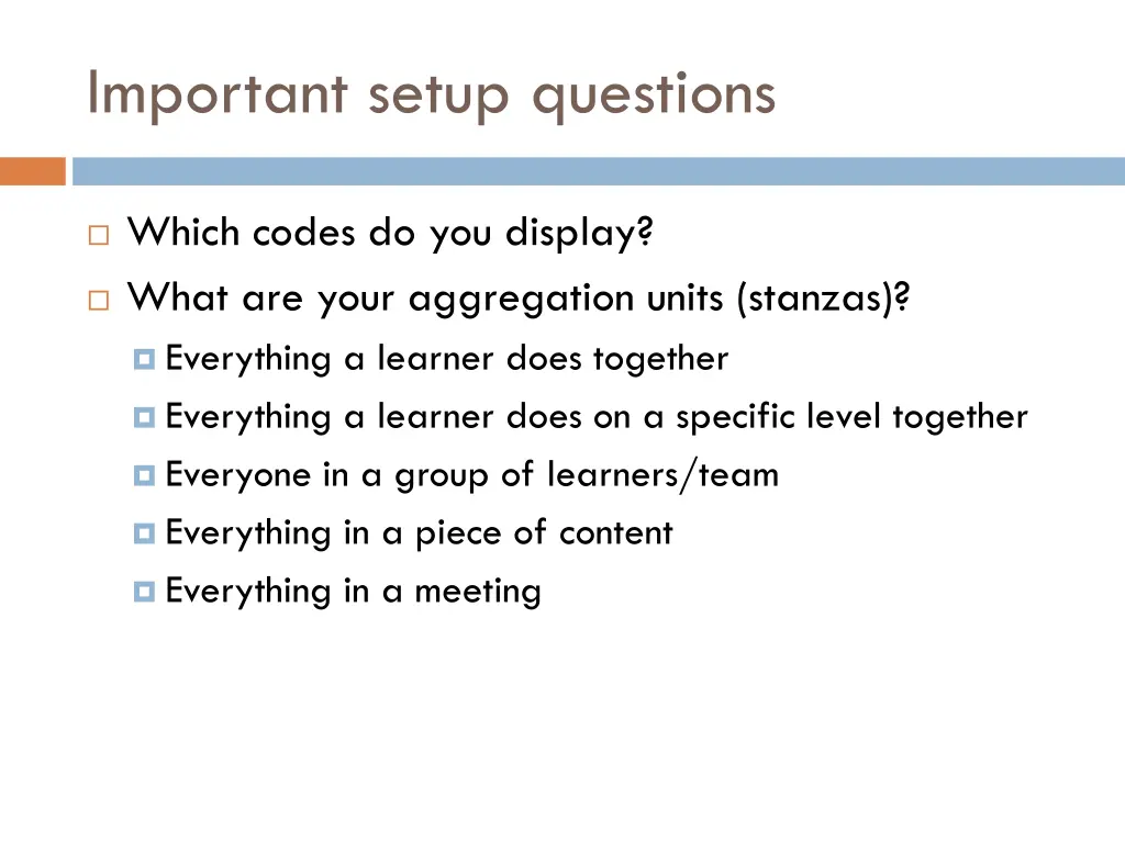 important setup questions 2