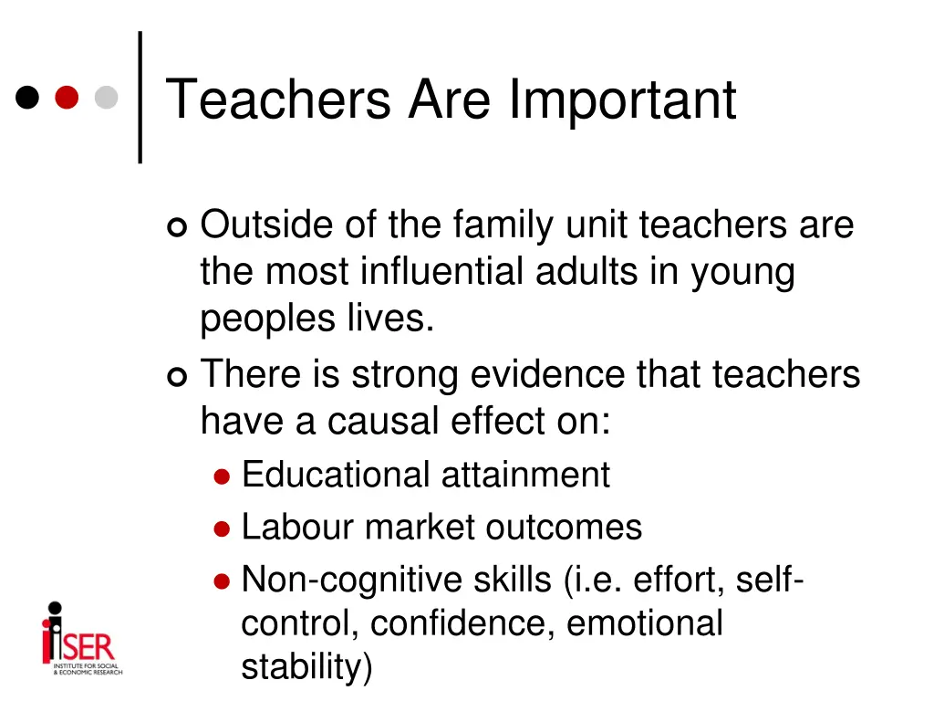 teachers are important