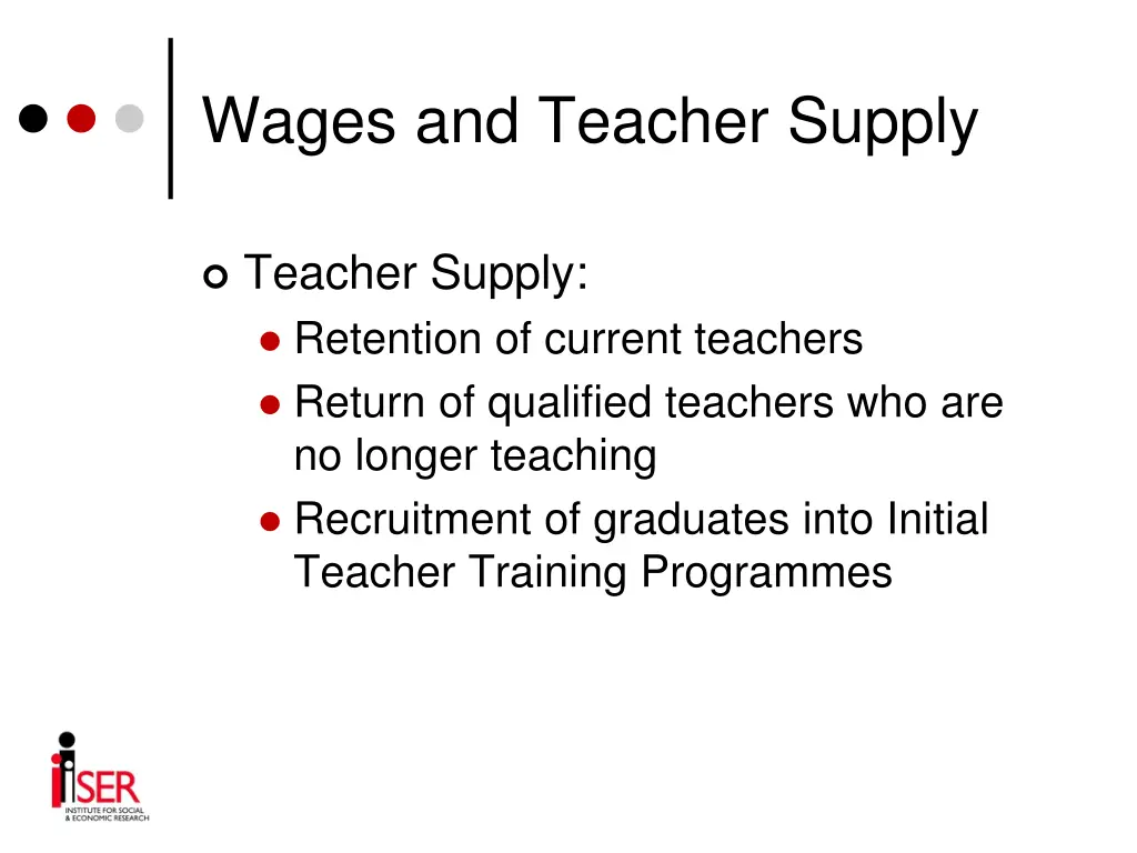 wages and teacher supply