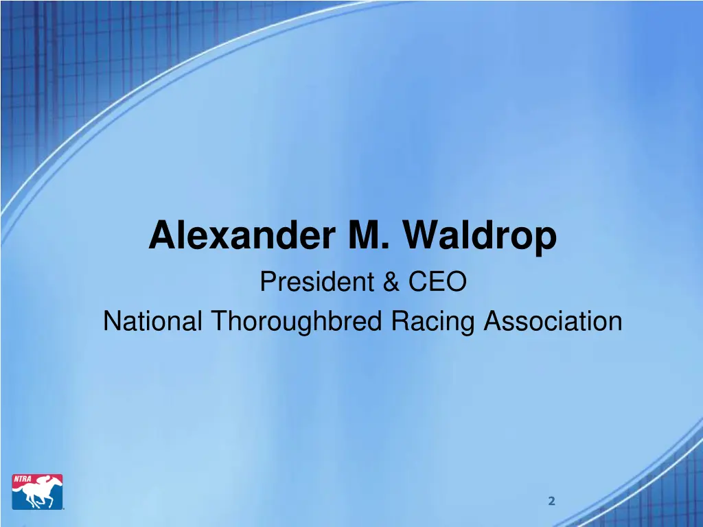 alexander m waldrop president ceo national