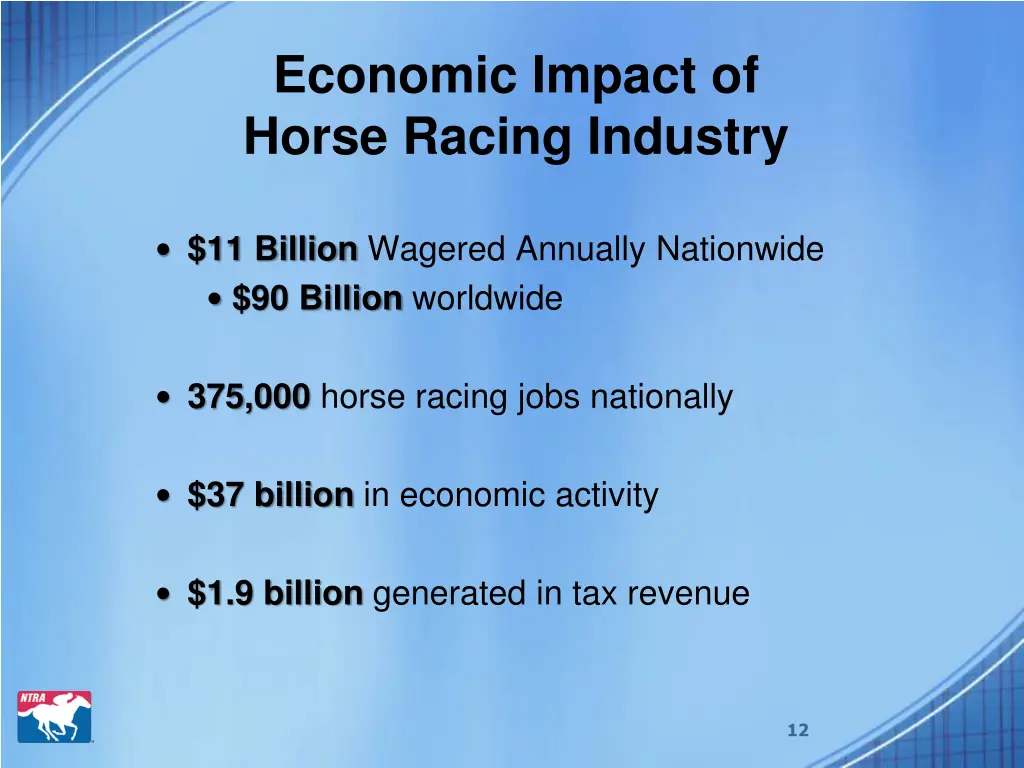 economic impact of horse racing industry