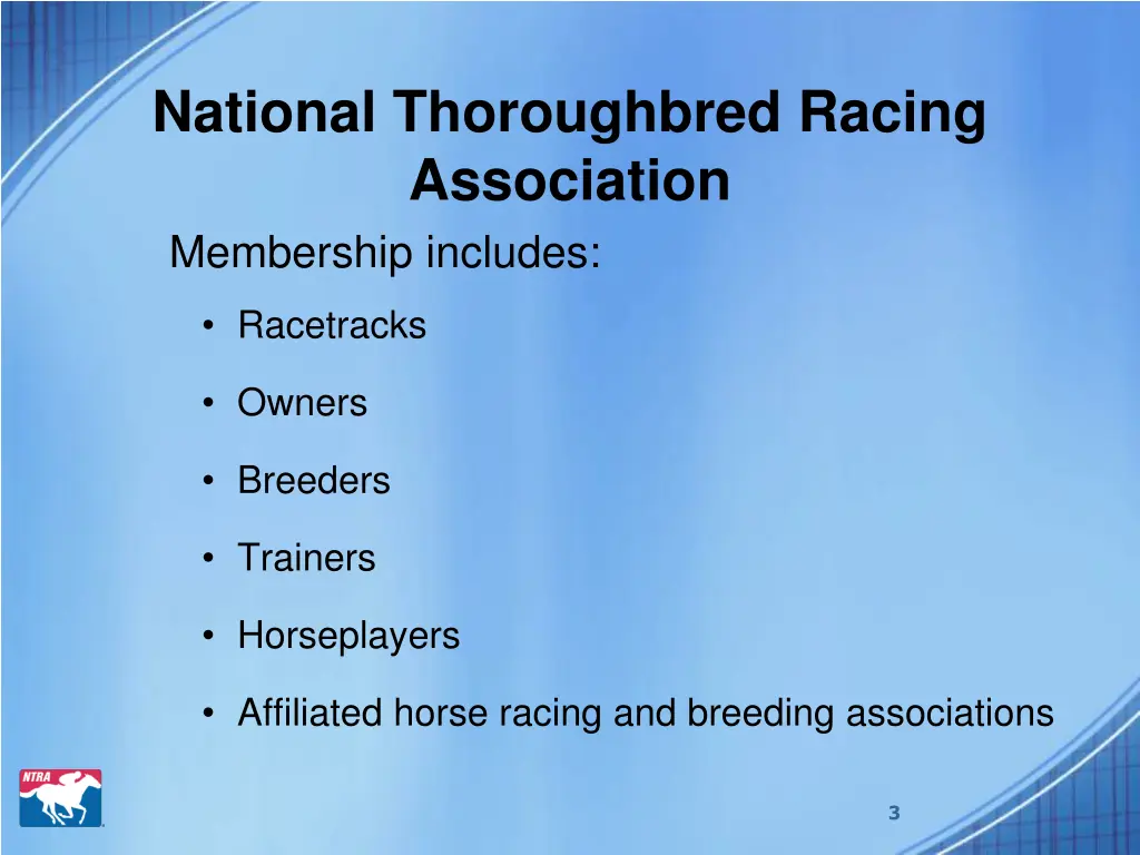 national thoroughbred racing association