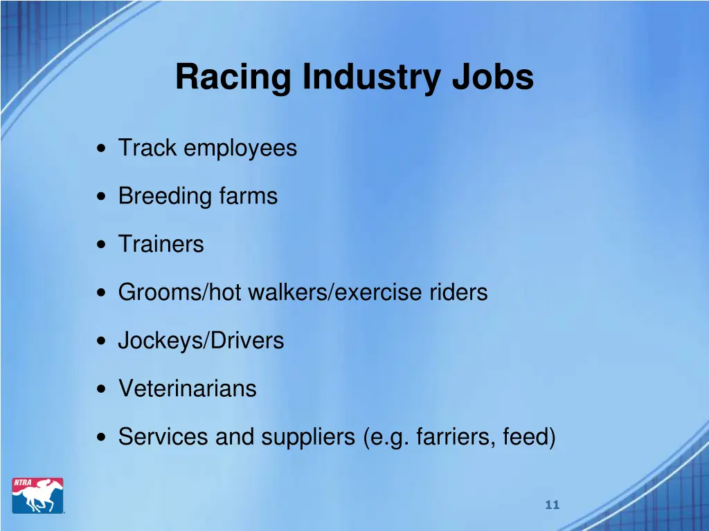 racing industry jobs