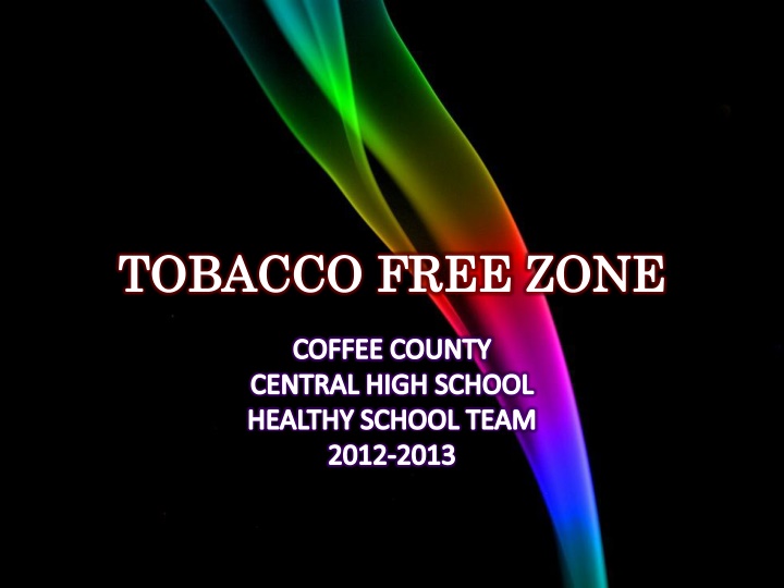 tobacco free zone