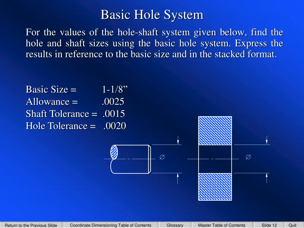 basic hole system 2