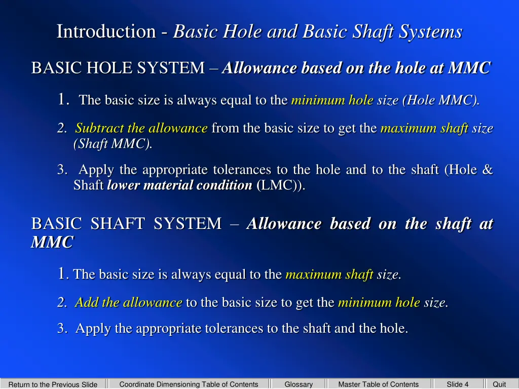 introduction basic hole and basic shaft systems 1