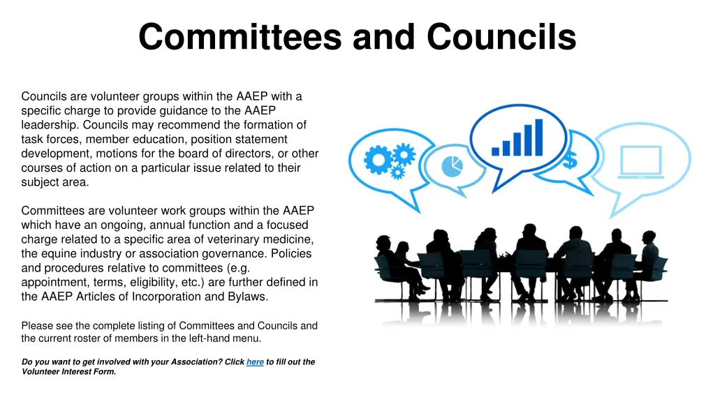 committees and councils