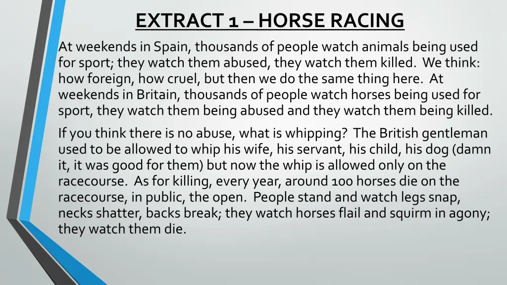 extract 1 horse racing