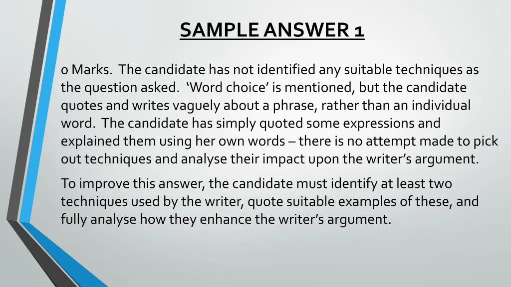 sample answer 1 1