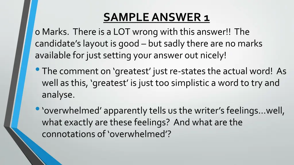 sample answer 1 3