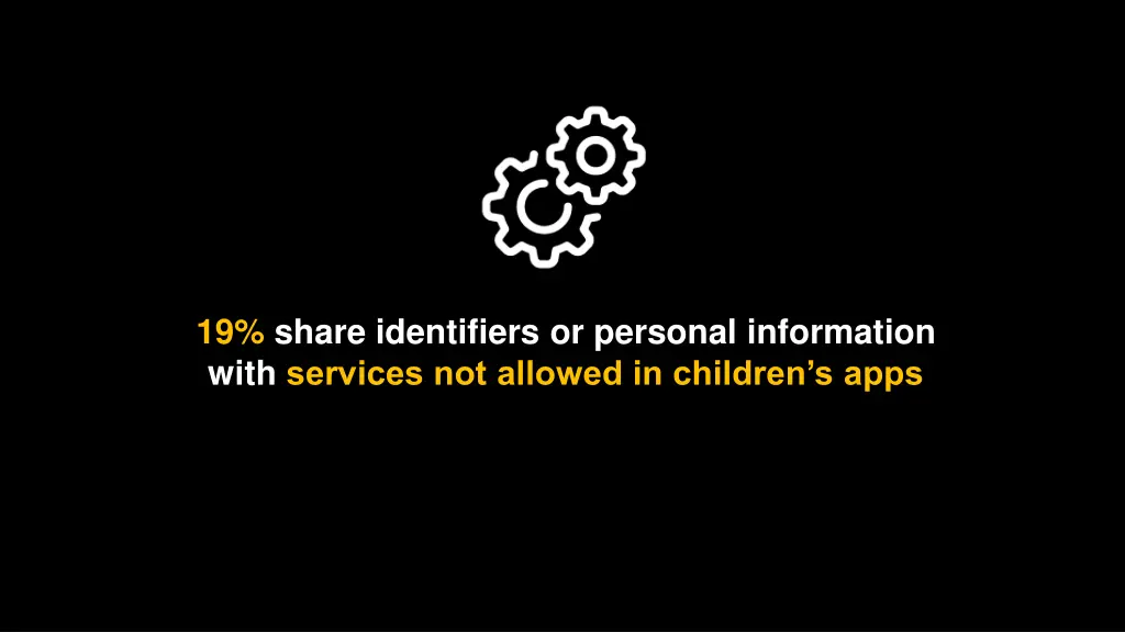 19 share identifiers or personal information with