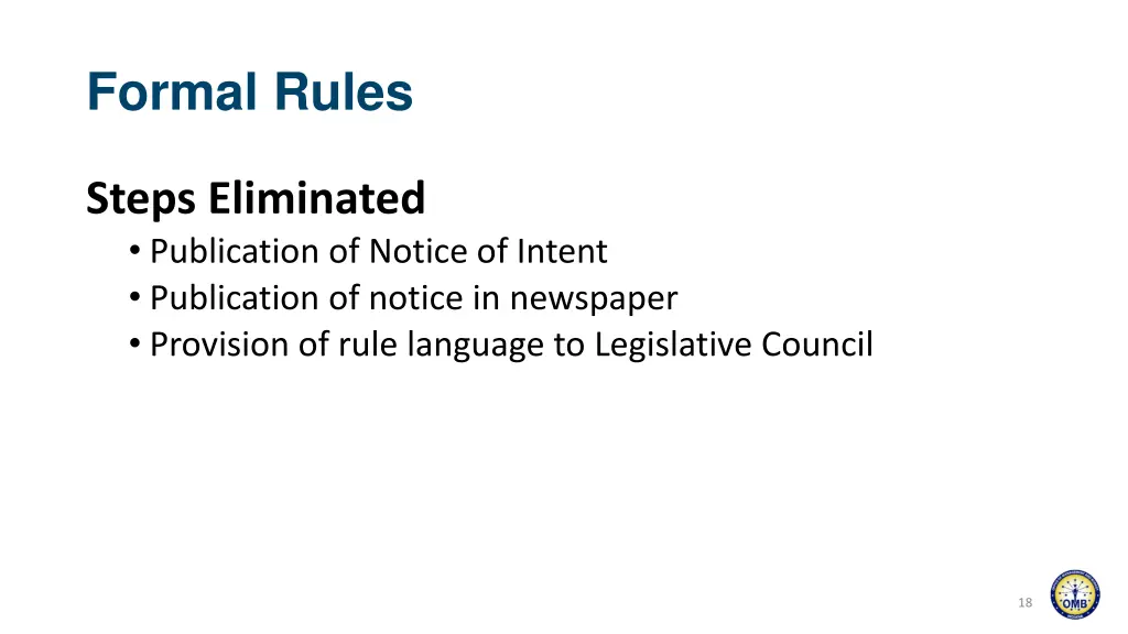 formal rules 1