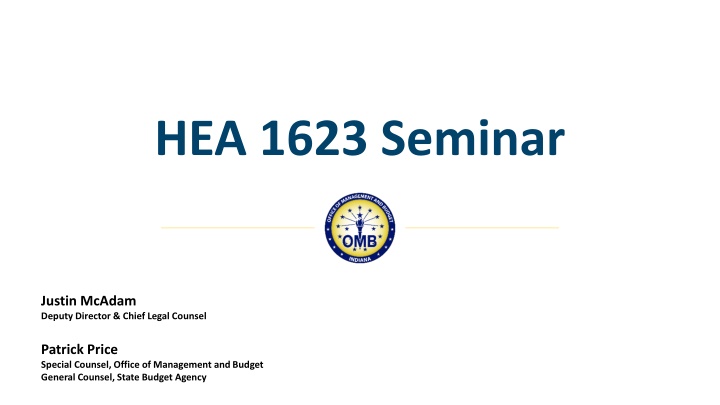 hea 1623 seminar