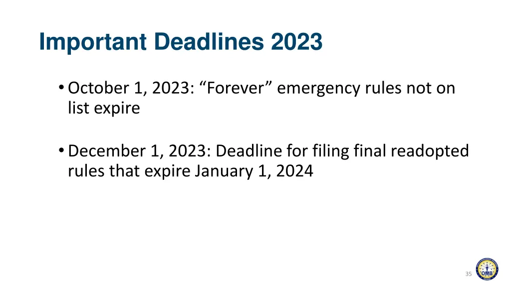 important deadlines 2023 1