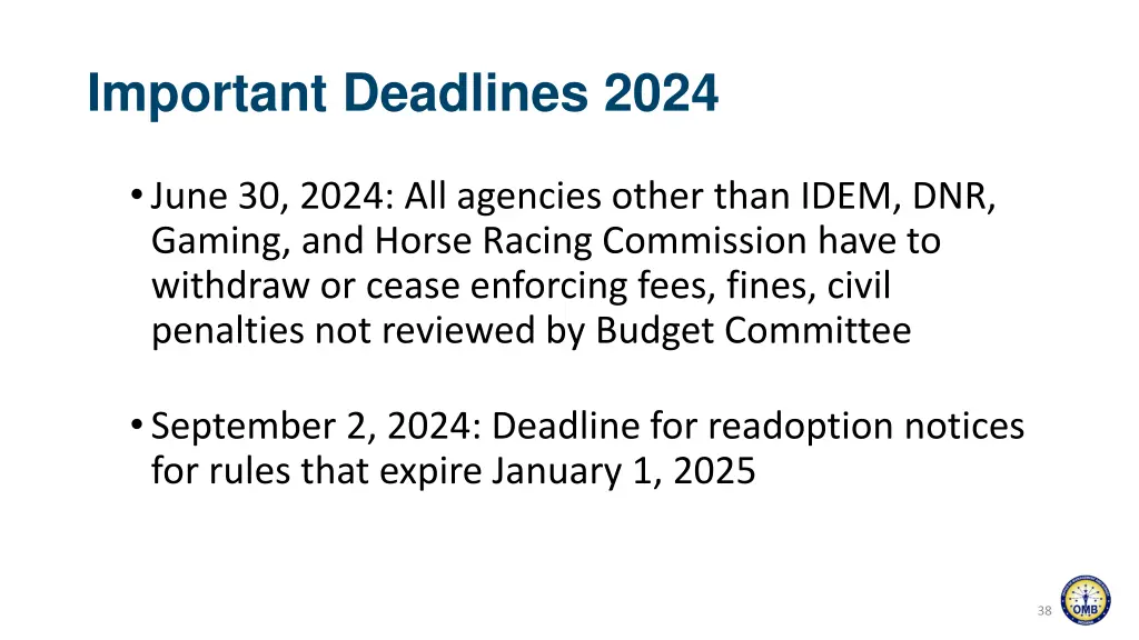 important deadlines 2024 1