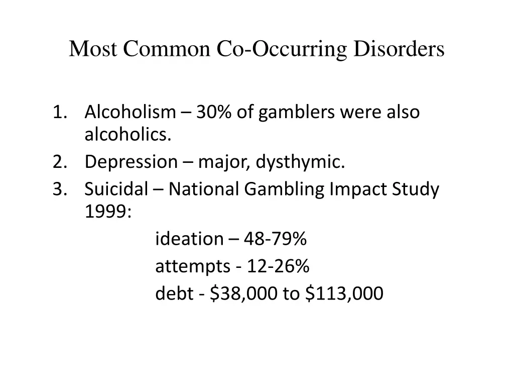 most common co occurring disorders