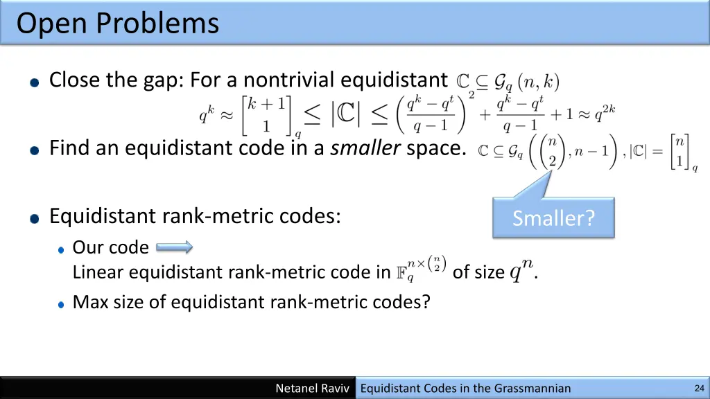 open problems 1