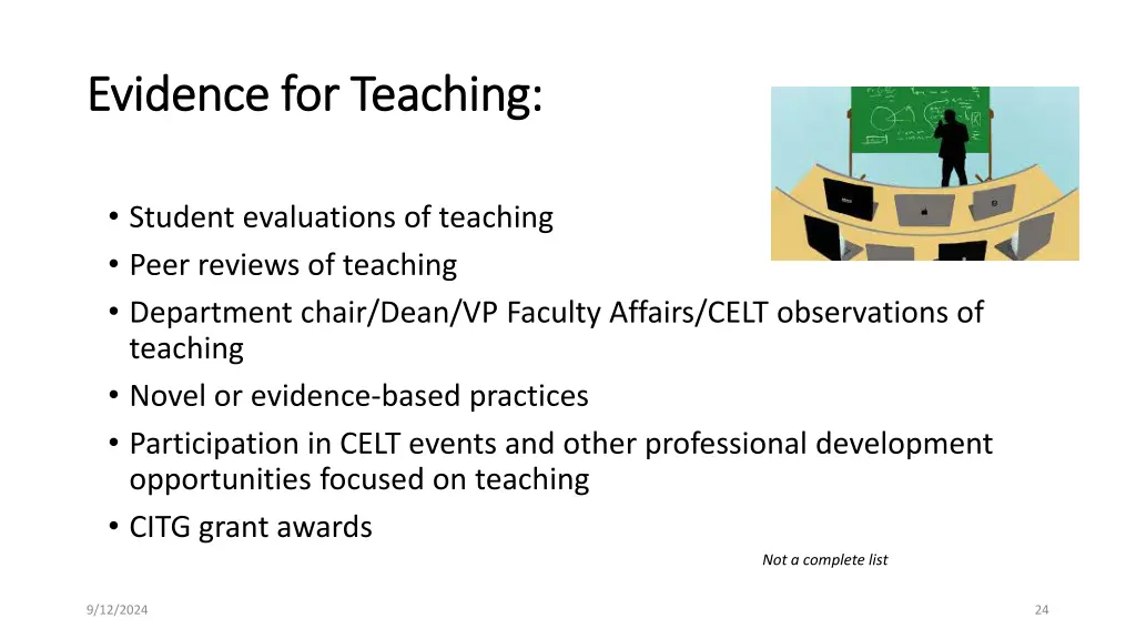 evidence for teaching evidence for teaching