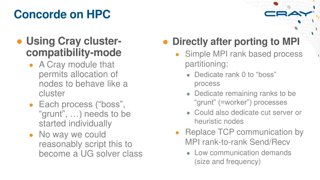 concorde on hpc