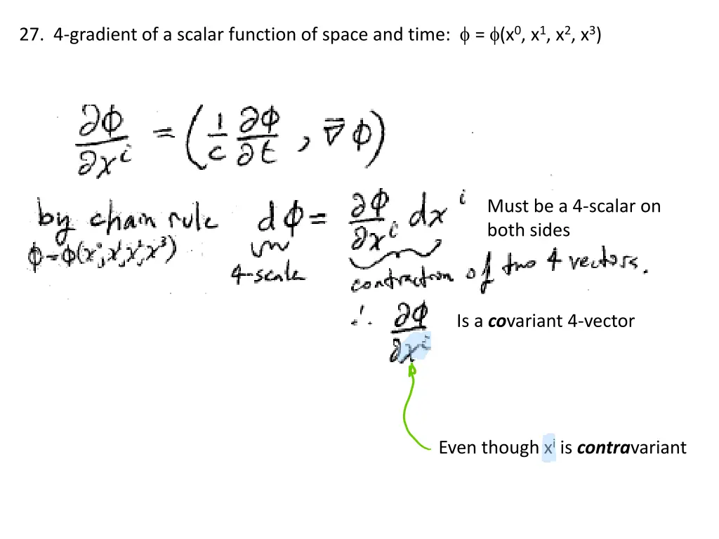 27 4 gradient of a scalar function of space