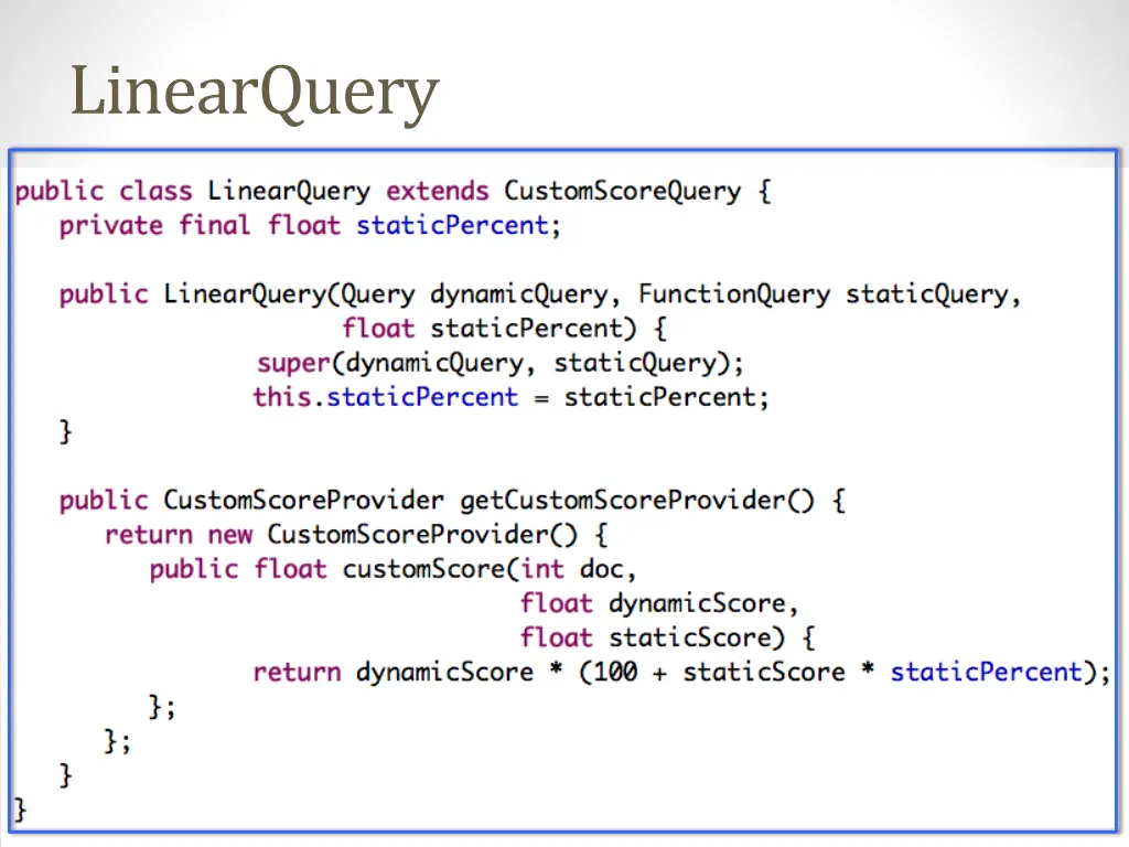 linearquery