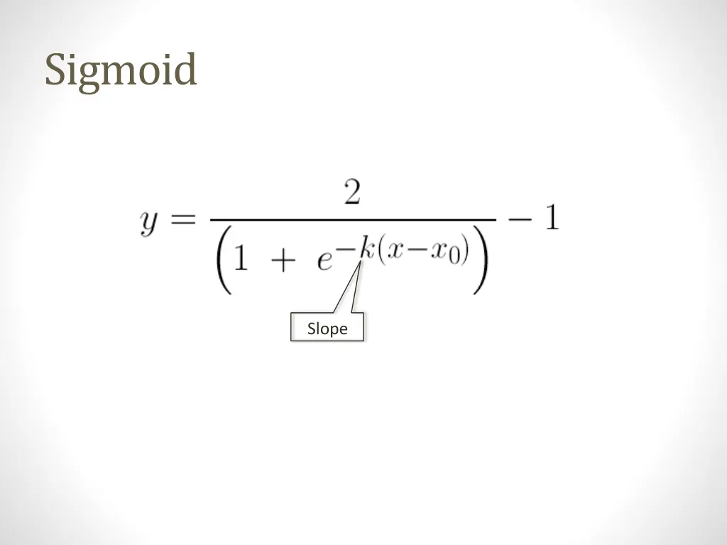 sigmoid