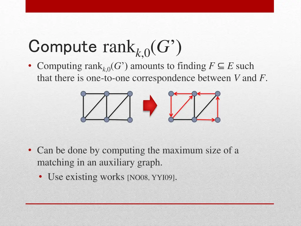 compute rank k 0 g computing rank k 0 g amounts