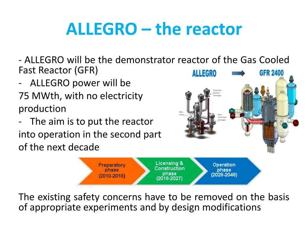 allegro the reactor