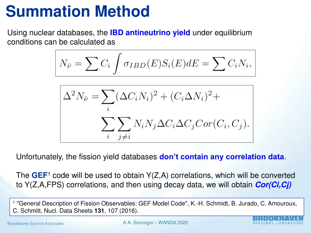 summation method