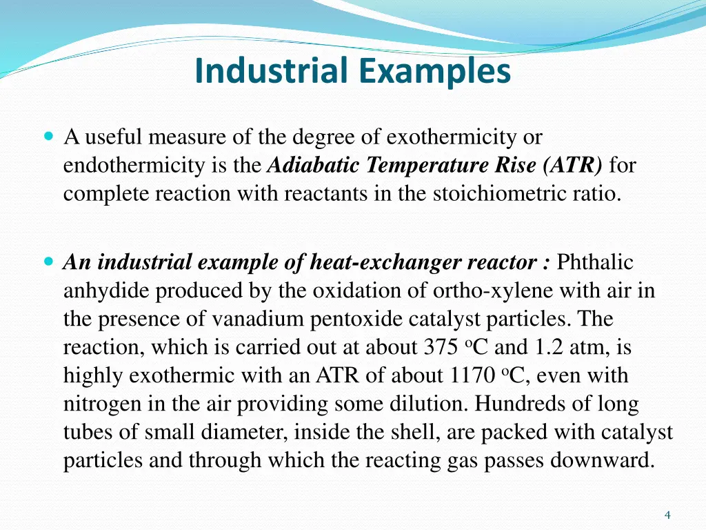 industrial examples