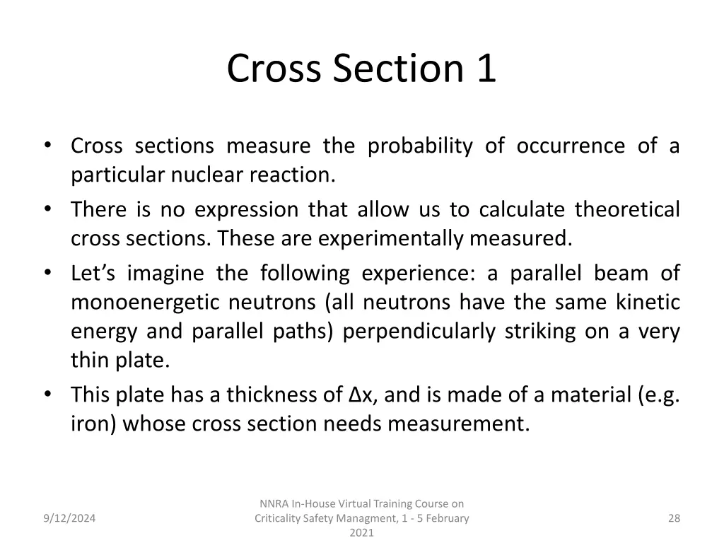 cross section 1