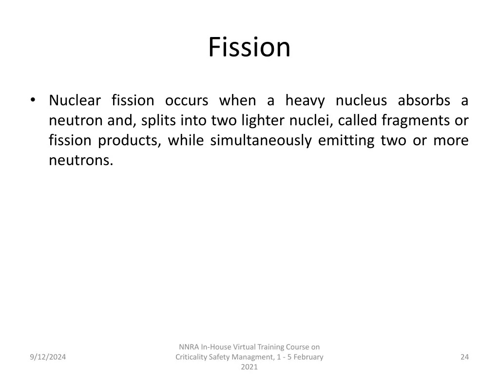 fission