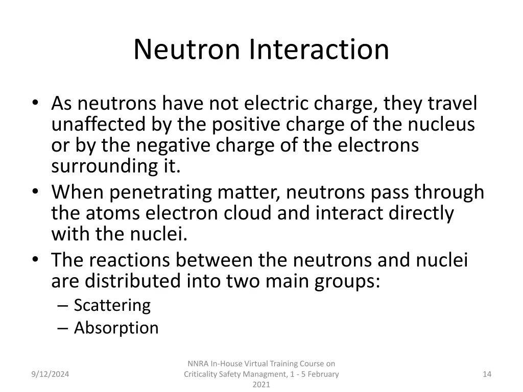 neutron interaction 1