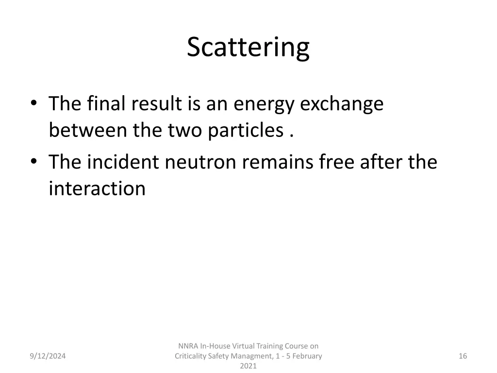 scattering