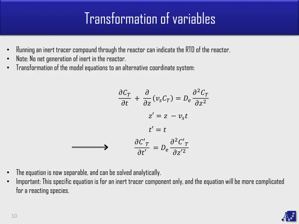 transformation of variables