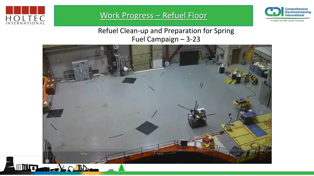 work progress refuel floor 5