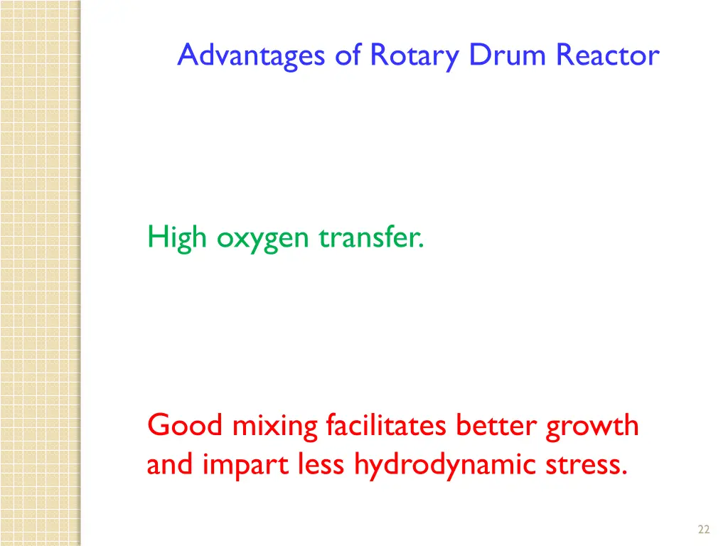 advantages of rotary drum reactor