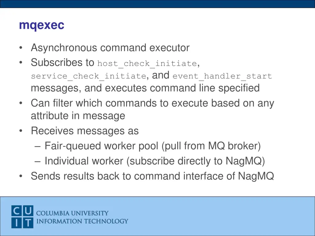 mqexec 1