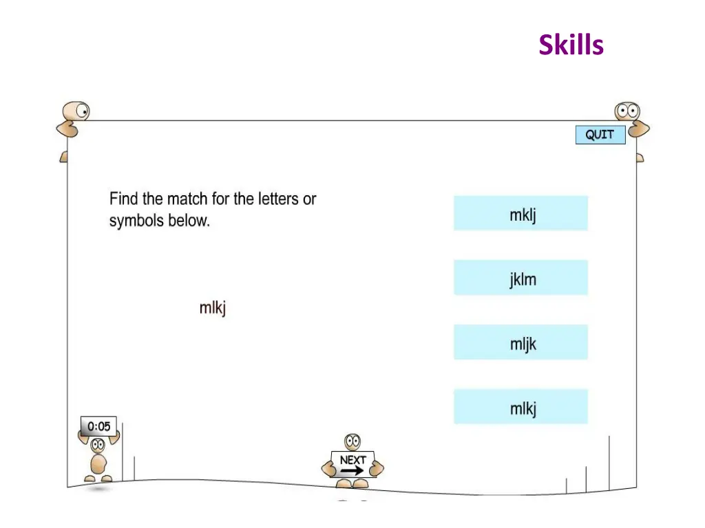 s1 s2 baseline assessment skills 1