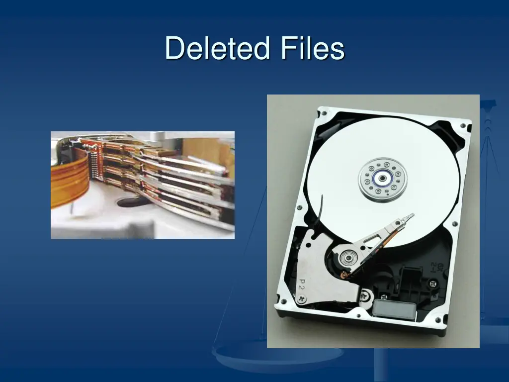 deleted files