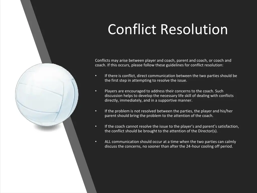 conflict resolution