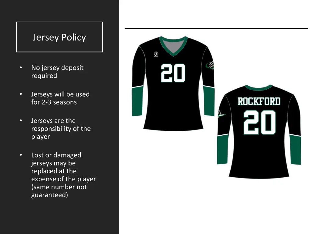 jersey policy