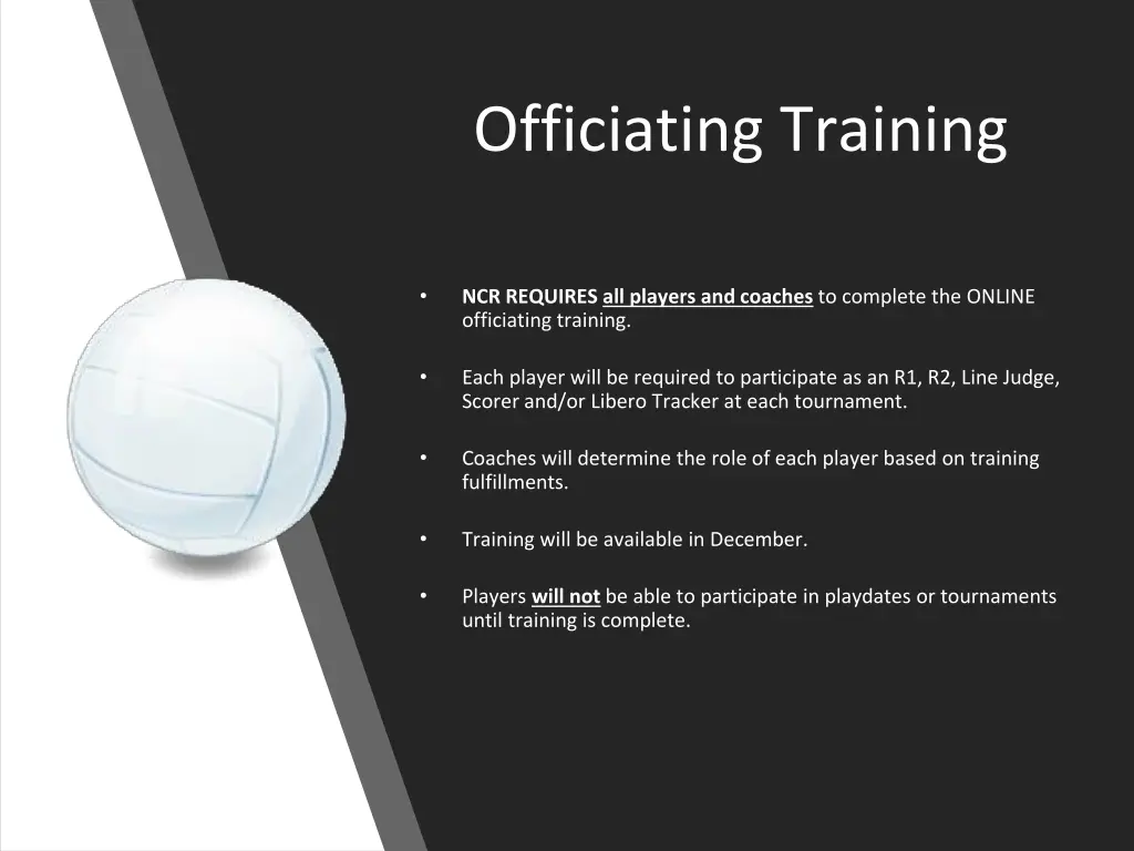 officiating training